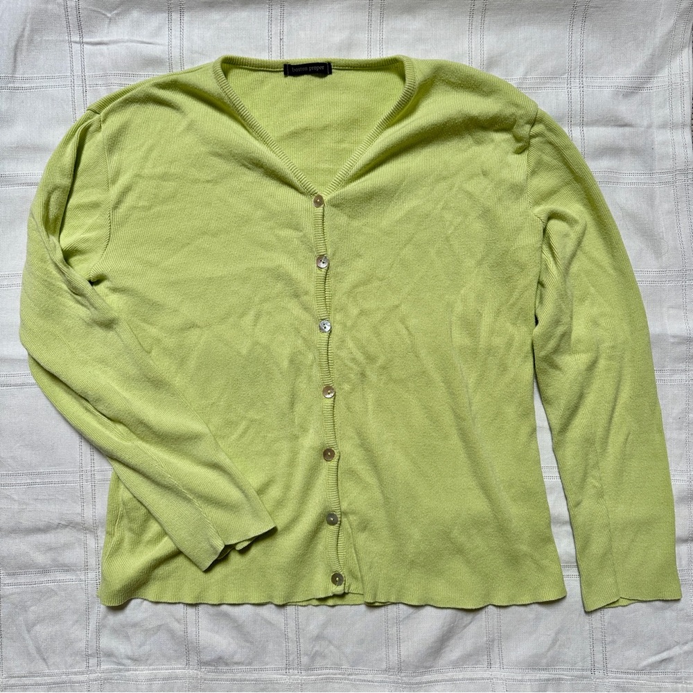 Light Green Cardigan